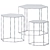 Hexagon Side Tables by Desalto 3D model small image 2