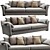 Sleek Linteloo Sergio Sofa 3D model small image 4