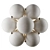Contemporary Sakura Flush Mount 3D model small image 4