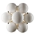 Contemporary Sakura Flush Mount 3D model small image 5