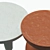 Earthen Unity: Clay Side Tables 3D model small image 2