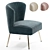 Elegant Nathalie Side Chair 3D model small image 3