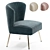 Elegant Nathalie Side Chair 3D model small image 7