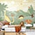 DinoLand Wallpaper Panel: Vibrant & Customizable 3D model small image 2