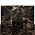 Brown Gold Marble: Luxurious Texture for Stunning Designs 3D model small image 2