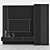 Modern TV Wall Unit with 65" Inch TV 3D model small image 4