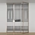 Spacious Edit Poly Cupboard 1800x2400x600mm 3D model small image 3