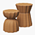 Clay Accent Side Tables Set 3D model small image 4