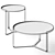 Modern Ring Coffee Tables 3D model small image 2