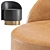 Modern Leather Small Armchair by Tacchini 3D model small image 4