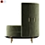 Estee: Elegant Armchair with Vertical Seams 3D model small image 3