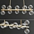 Modern LARGO Chandelier: Sleek and Stylish 3D model small image 2