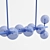 Modern LARGO Chandelier: Sleek and Stylish 3D model small image 3