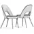 Modern Dining Chairs Set 3D model small image 3