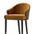 Stylish ELLIS Bar Chair 3D model small image 2