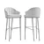 Stylish ELLIS Bar Chair 3D model small image 5