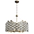 Sleek Honeycomb Design Lamp 3D model small image 1