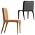 Luxury Estancia Leather Cara Dining Chair 3D model small image 3
