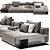 Modern Comfort: Westside Sofa by Poliform 3D model small image 1