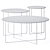 Sleek Metal Coffee Table: Junsei 3D model small image 2