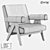 LoftDesign Armchair | Model 36965 3D model small image 2