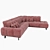 Ultimate Comfort Sofa 3D model small image 8