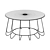 Paradigm Ø80 Glass Top Coffee Table 3D model small image 2