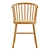 Natural Ash Wood Chair with Handwoven Rattan Seat 3D model small image 2