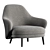 Elegant Gina Armchair: Order now! 3D model small image 2