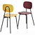 Jodie Chair: Sleek and Stylish Seating Solution 3D model small image 1
