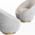 Stylish Ether Swivel Chair 3D model small image 2
