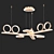 Radiant Glow: Durato LED Chandelier 3D model small image 1