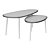 Sleek Brick Duo: Modern Designer Coffee Tables 3D model small image 2