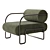 Olivya Stone Lounge Chair 3D model small image 1
