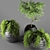 Botanical Beauty: Exquisite Plant Sculpture 3D model small image 2