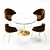Elegant Kinley Dining Set 3D model small image 2
