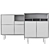 Modern Minimalist Aura High Sideboards 3D model small image 4