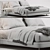 Elegant Minotti Spencer Bed 3D model small image 4