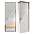 Sleek Aladin Swing Glass Door 3D model small image 2