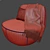 Elegant Kelly Chair: Style and Comfort 3D model small image 5