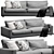 Modern Linteloo Studio Sofa | Sleek Design 3D model small image 1