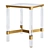 Sleek Lucite Accent Table 3D model small image 1
