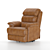 Modern Comfort Recliner Sofa 3D model small image 2