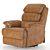 Modern Comfort Recliner Sofa 3D model small image 5