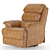 Modern Comfort Recliner Sofa 3D model small image 7