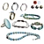 Exquisite Jewelry Set: Necklaces, Bracelets, and Accessories 3D model small image 2