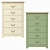 Olivia 5-Drawer High Chest 3D model small image 2