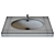 Roca Berna 56x42 cm Sink - Laid on Beauty 3D model small image 2