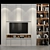 Stylish TV Stand 0328 3D model small image 1