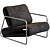 1970 Percival Lafer Prototype Lounge Chair 3D model small image 1